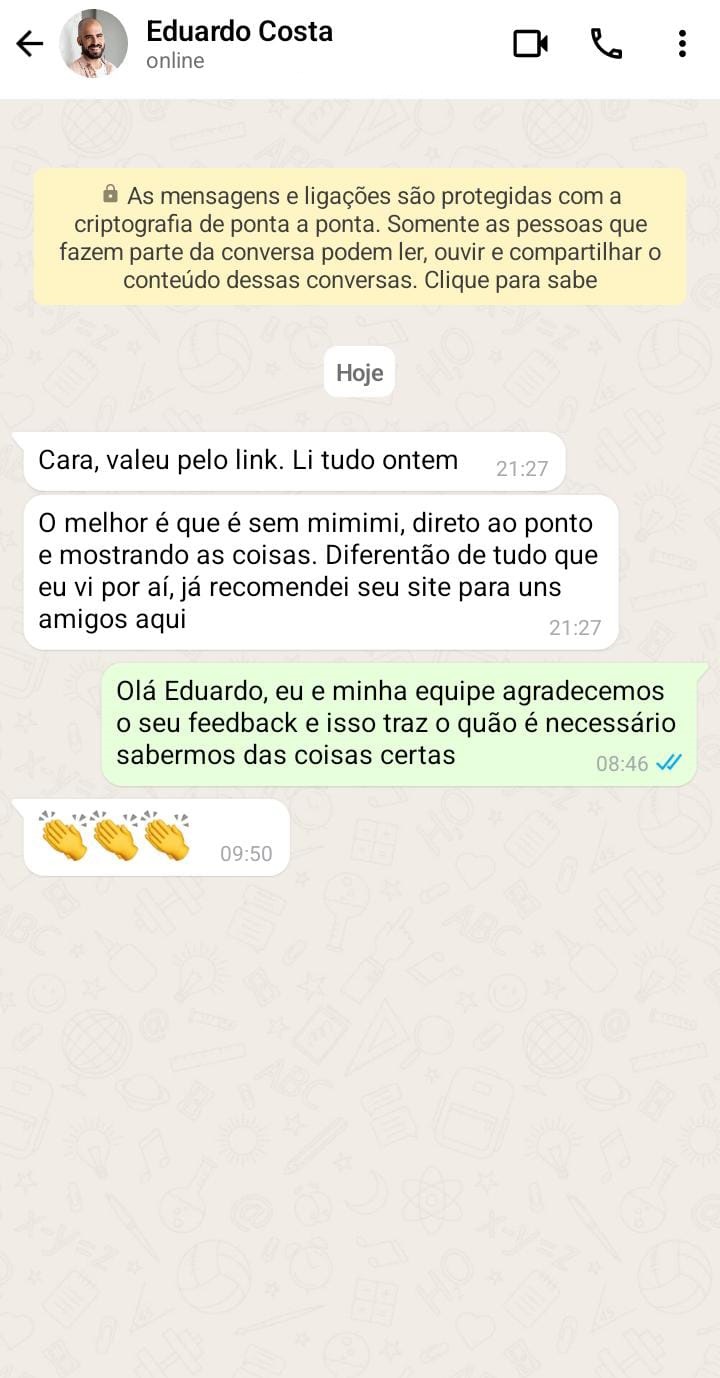 Depoimento de cliente 3
